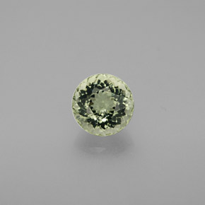 Tourmaline vert naturelle coupe roude, 1,33 ct, VVS-VS