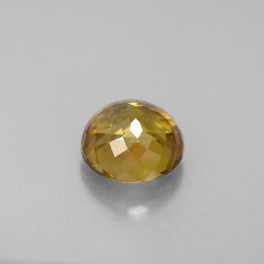 Tourmaline multicolore naturelle coupe roude, 1,32 ct, VVS-VS