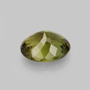 Tourmaline multicolore naturelle coupe ovale, 1,34 ct, VS