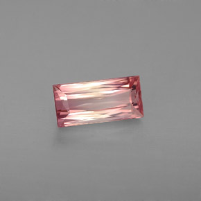 Tourmaline rose naturelle baguette, 1,21 ct, VVS-VS