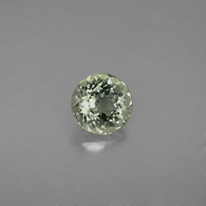 Tourmaline vert naturelle coupe roude, 1,08 ct, VS