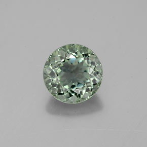 Tourmaline vert naturelle coupe roude, 1,12 ct, VS