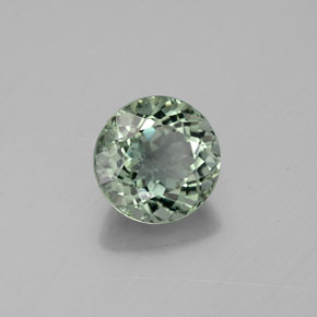 Tourmaline vert naturelle coupe roude, 1,12 ct, VS