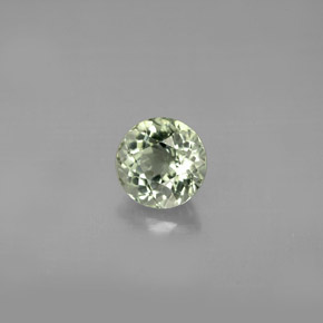 Tourmaline vert naturelle coupe roude, 0,90 ct, VVS-VS