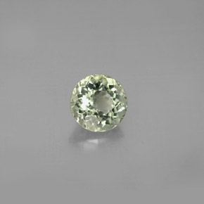 Tourmaline vert naturelle coupe roude, 0,90 ct, VVS-VS