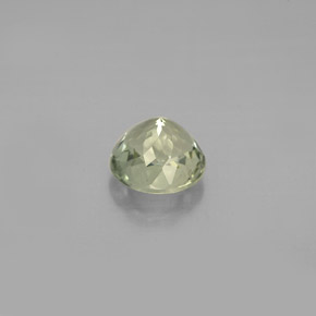 Tourmaline vert naturelle coupe roude, 1,07 ct, VVS-VS