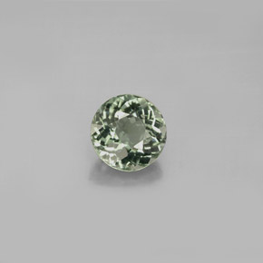 Tourmaline vert naturelle coupe roude, 1,03 ct, VS