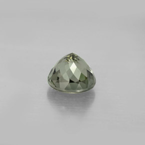 Tourmaline vert naturelle coupe roude, 1,31 ct, VS