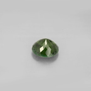 Tourmaline vert naturelle coupe roude, 0,91 ct, VS