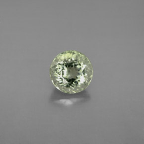 Tourmaline vert naturelle coupe roude, 1,09 ct, VS