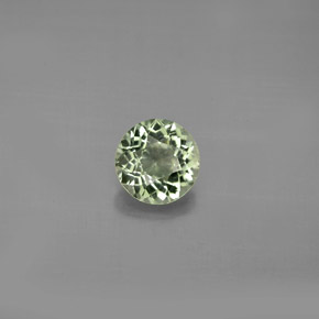 Tourmaline vert naturelle coupe roude, 0,83 ct, VVS-VS