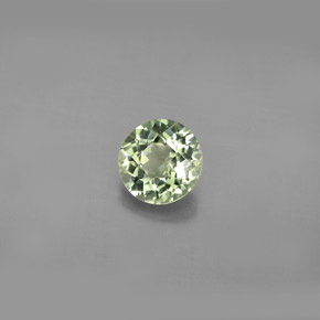 Tourmaline vert naturelle coupe roude, 0,83 ct, VVS-VS