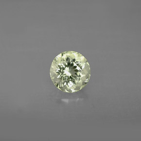 Tourmaline vert naturelle coupe roude, 0,93 ct, VVS-VS