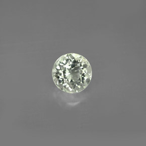 Tourmaline vert naturelle coupe roude, 0,94 ct, VVS-VS