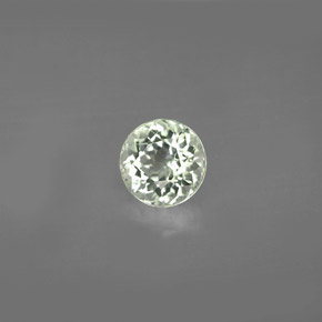 Tourmaline vert naturelle coupe roude, 0,94 ct, VVS-VS
