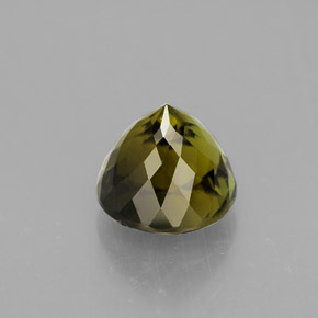 Tourmaline multicolore naturelle coupe roude, 1,33 ct, VS-SI