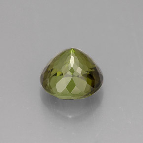 Tourmaline multicolore naturelle coupe roude, 1,21 ct, VS