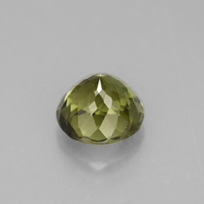 Tourmaline vert naturelle coupe roude, 1,15 ct, VS
