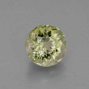 Tourmaline vert naturelle coupe roude, 1,04 ct, VS