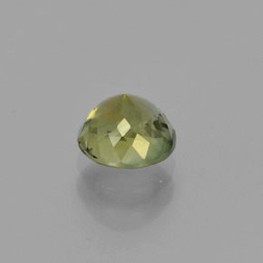 Tourmaline vert naturelle coupe roude, 1,09 ct, VS