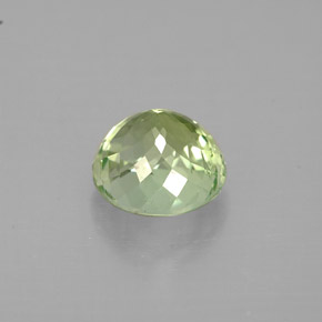 Tourmaline vert naturelle coupe roude, 1,05 ct, VS