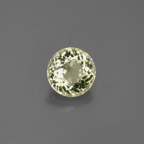 Tourmaline or naturelle coupe roude, 0,88 ct, VS