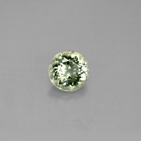 Tourmaline vert naturelle coupe roude, 1,02 ct, VS