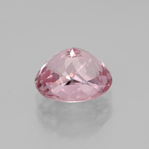 Tourmaline rose naturelle coupe ovale, 1,57 ct, VVS-VS