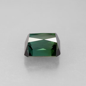 Tourmaline vert naturelle taille émeraude, 2,50 ct, VVS