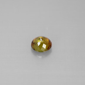 Tourmaline vert naturelle coupe roude, 0,51 ct, VS