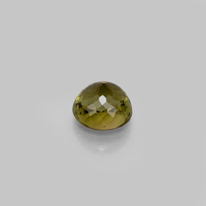Tourmaline vert naturelle coupe roude, 1,10 ct, VVS