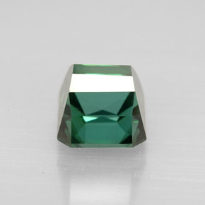 Tourmaline vert naturelle taille émeraude, 1,99 ct, VVS