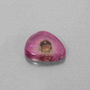 Tourmaline multicolore naturelle transparent, 2,56 ct, transparent / translucide
