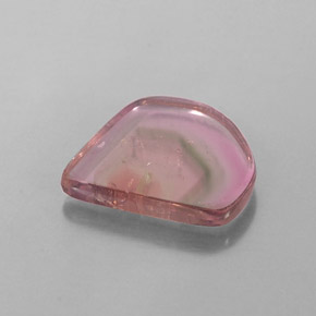 Tourmaline multicolore naturelle transparent, 2,74 ct, transparent / translucide