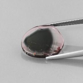 Tourmaline bicolore naturelle forme fantaisie, 3,22 ct, transparent