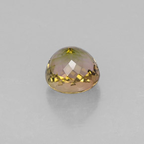 Tourmaline multicolore naturelle coupe roude, 1,14 ct, VVS