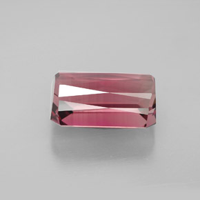 Tourmaline rose naturelle taille émeraude, 4,77 ct, VVS