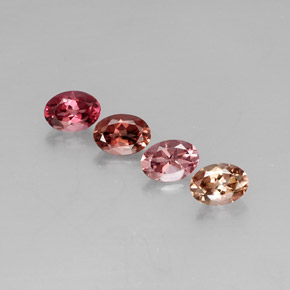 Achetez naturel ct multicolore tourmaline gems, coupe ovale, en provenance nigeria chez gemselect. en stock, livraison internationale!