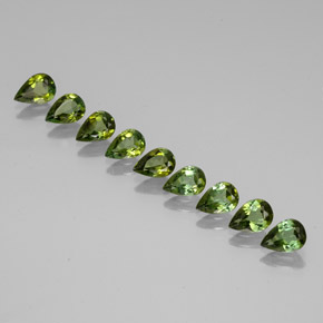 Achetez naturel ct vert tourmaline gems, en forme de poire, en provenance mozambique chez gemselect. en stock, livraison internationale!