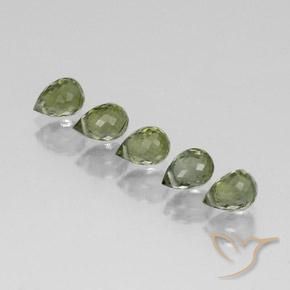 Shop natural 2.34ct Vert forêt léger Tourmaline gems, Briolette, from Mozambique at GemSelect. In stock, global shipping!