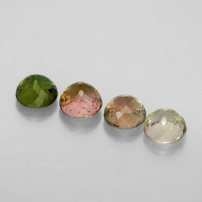 Achetez naturel ct multicolore tourmaline gems, coupe roude, en provenance mozambique chez gemselect. en stock, livraison internationale!
