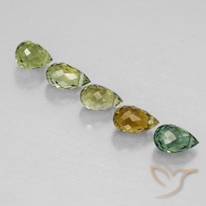 Shop natural 2.45ct Multicolore Tourmaline gems, Briolette, from Mozambique at GemSelect. In stock, global shipping!