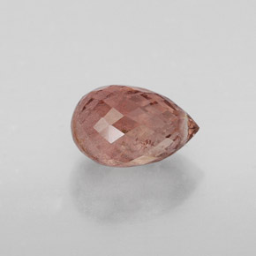 Tourmaline rose naturelle briolette, 1,31 ct, VS-SI