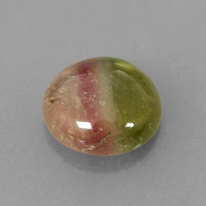Tourmaline multicolore naturelle transparent, 1,86 ct, transparent / translucide