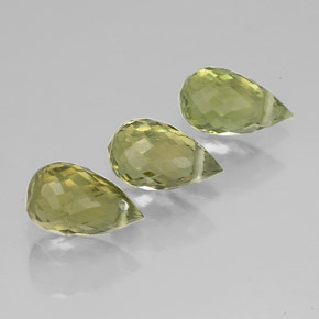 Achetez naturel 1,68ct vert tourmaline gems, briolette, en provenance mozambique chez gemselect. en stock, livraison internationale!