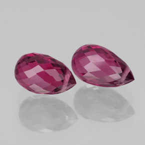 Achetez naturel ct rouge tourmaline gems, briolette, en provenance mozambique chez gemselect. en stock, livraison internationale!