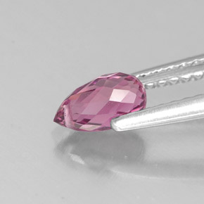 Tourmaline rose naturelle briolette, 0,62 ct, VS