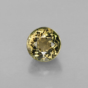 Tourmaline multicolore naturelle coupe roude, 0,92 ct, VVS