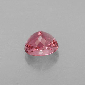 Tourmaline rose naturelle coupe ovale, 0,73 ct, VVS