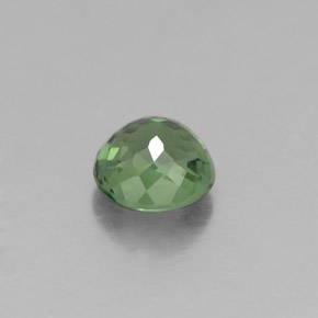 Tourmaline vert naturelle coupe roude, 0,69 ct, VVS-VS